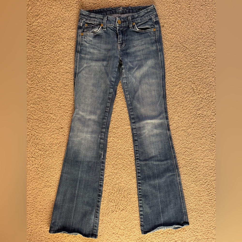7 For All Mankind A Pocket Bootcut Jeans Size 24